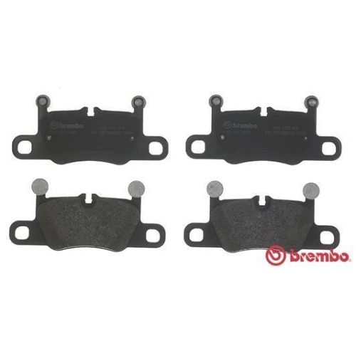 Bremsbelagsatz Scheibenbremse Brembo P65031 Prime Line f&uuml;r Porsche Hinterachse
