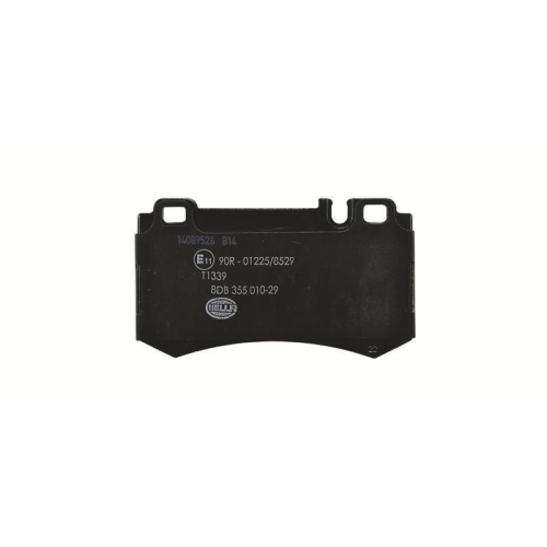 Bremsbelagsatz Scheibenbremse Hella 8DB 355 010-291 f&uuml;r Mercedes Benz Evobus