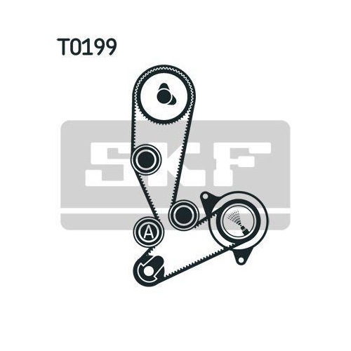 Wasserpumpe + Zahnriemensatz Skf VKMC 02390 f&uuml;r Alfa Romeo Fiat Iveco Lancia