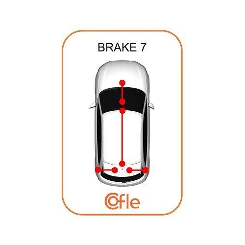 Seilzug Feststellbremse Cofle 11.5571 f&uuml;r Ford Vorne