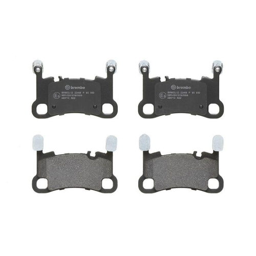 Bremsbelagsatz Scheibenbremse Brembo P65050 Prime Line f&uuml;r Porsche Hinterachse