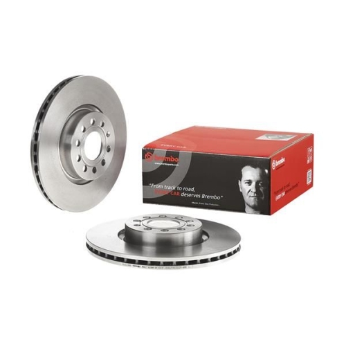 2X Brembo Bremsscheibe Prime Line f&uuml;r Audi Seat Skoda VW Audi (faw)