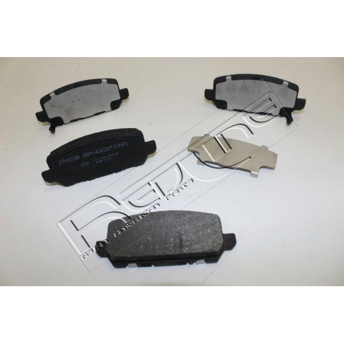 Bremsbelagsatz Scheibenbremse Red-line 27HO036 f&uuml;r Honda Hinterachse