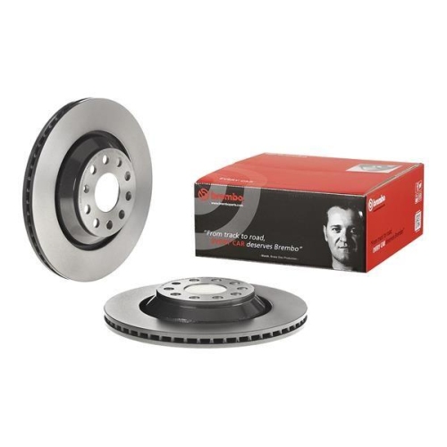 2X Brembo Bremsscheibe Prime Line - Uv Coated f&uuml;r Audi Seat VW Vw (faw)