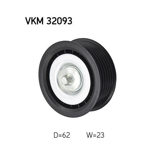 Umlenk /f&uuml;hrungsrolle Keilrippenriemen Skf VKM 32093 f&uuml;r Alfa Romeo Fiat Lancia