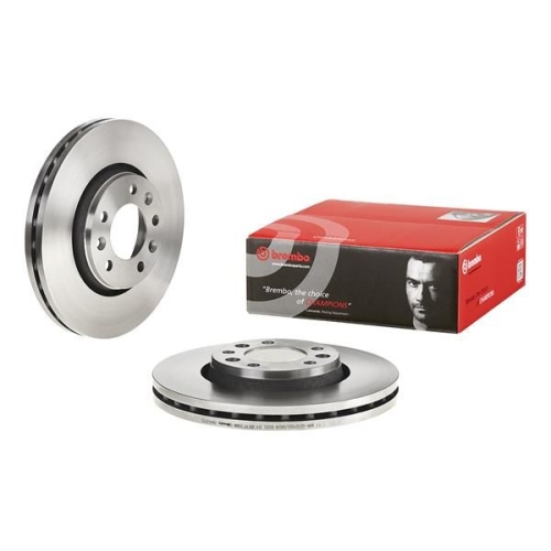 2X Brembo Bremsscheibe Prime Line f&uuml;r Citro&euml;n Fiat Peugeot Toyota