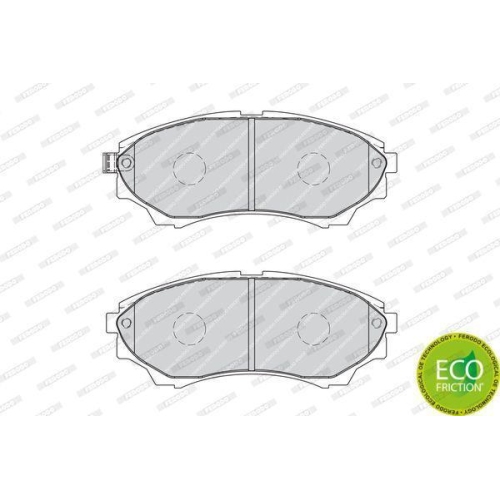 Bremsbelagsatz Scheibenbremse Ferodo FDB1817 Premier Eco Friction f&uuml;r Ford Mazda