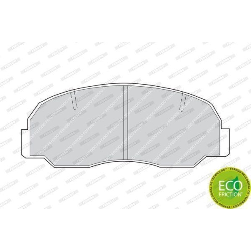 Bremsbelagsatz Scheibenbremse Ferodo FDB532 Premier Eco Friction f&uuml;r Daihatsu