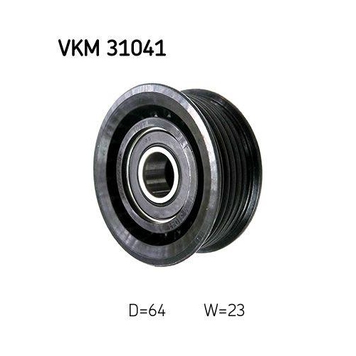 Umlenk /f&uuml;hrungsrolle Keilrippenriemen Skf VKM 31041 f&uuml;r Audi Chrysler Fiat Seat