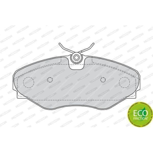 Brake Pad Set Disc Brake Ferodo FDB4176 Premier Eco Friction for Renault