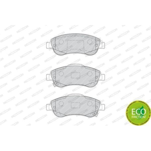 Bremsbelagsatz Scheibenbremse Ferodo FDB4228 Premier Eco Friction f&uuml;r Honda