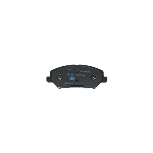 Bremsbelagsatz Scheibenbremse Hella 8DB 355 037-881 f&uuml;r Hyundai Amc Vorderachse