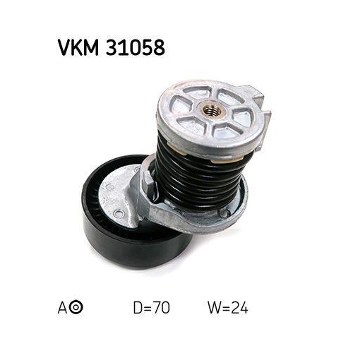 Riemenspanner Keilrippenriemen Skf VKM 31058 f&uuml;r Audi Seat Skoda VW Mitte Links