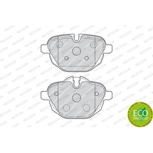 Bremsbelagsatz Scheibenbremse Ferodo FDB4376 Premier Eco Friction f&uuml;r Bmw