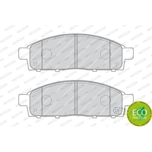 Bremsbelagsatz Scheibenbremse Ferodo FDB4023 Premier Eco Friction f&uuml;r Fiat