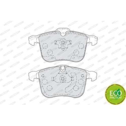 Bremsbelagsatz Scheibenbremse Ferodo FDB1833 Premier Eco Friction f&uuml;r Opel Saab