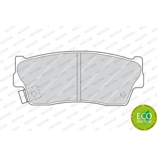 Bremsbelagsatz Scheibenbremse Ferodo FDB712 Premier Eco Friction f&uuml;r Suzuki