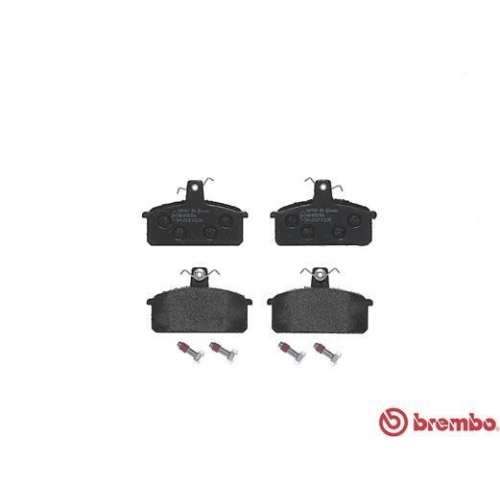 Bremsbelagsatz Scheibenbremse Brembo P23018 Prime Line f&uuml;r Audi Fiat Lancia Seat