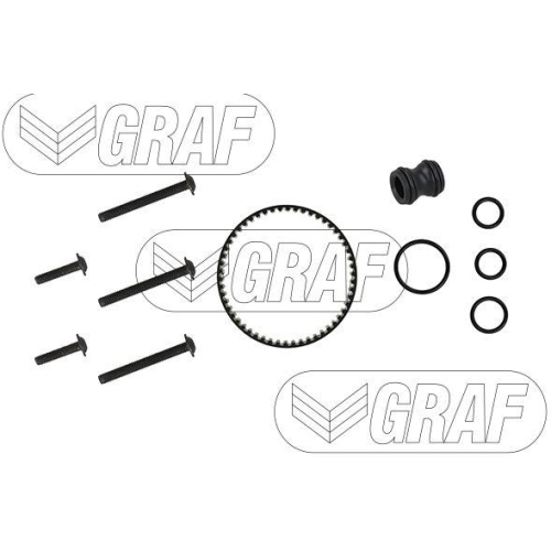 Wasserpumpe + Zahnriemensatz Graf PA1359A f&uuml;r Audi Seat Skoda VW Vw (faw)