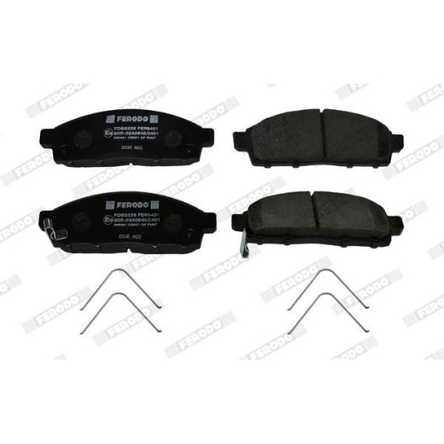 Bremsbelagsatz Scheibenbremse Ferodo FDB5226 Premier Eco Friction f&uuml;r Fiat