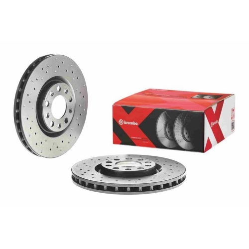 Bremsscheibe Brembo 09.9363.2X Xtra Line - Xtra f&uuml;r Alfa Romeo Chrysler Dodge