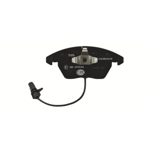 Bremsbelagsatz Scheibenbremse Hella 8DB 355 010-581 f&uuml;r Audi Seat Skoda VW