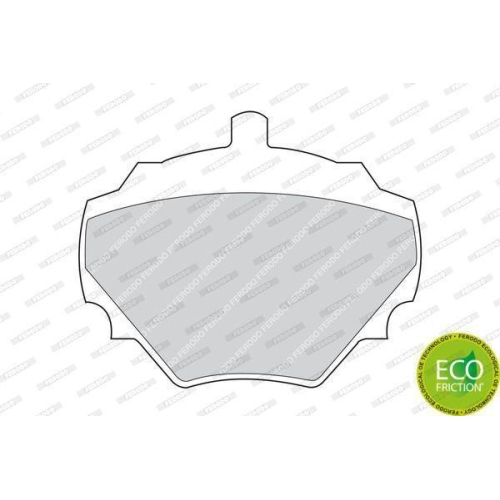 Bremsbelagsatz Scheibenbremse Ferodo FDB844 Premier Eco Friction f&uuml;r Talbot