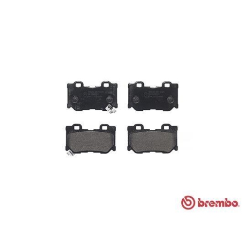 Bremsbelagsatz Scheibenbremse Brembo P56095 Prime Line f&uuml;r Nissan Infiniti
