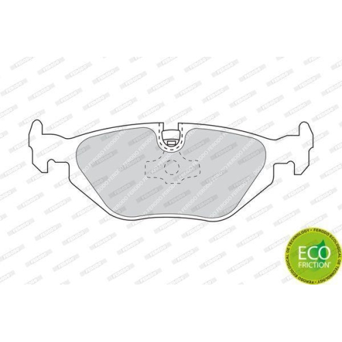 Bremsbelagsatz Scheibenbremse Ferodo FDB850 Premier Eco Friction f&uuml;r Bmw