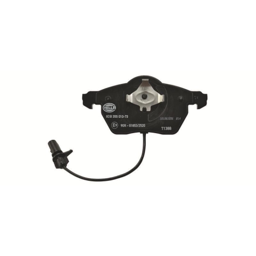 Bremsbelagsatz Scheibenbremse Hella 8DB 355 010-731 f&uuml;r Audi Seat Skoda VW