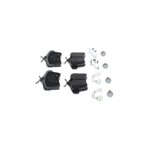 Bremsbelagsatz Scheibenbremse Bosch 0986494640 f&uuml;r Citro&euml;n Peugeot Hinterachse