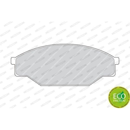 Bremsbelagsatz Scheibenbremse Ferodo FDB318 Premier Eco Friction f&uuml;r Toyota VW