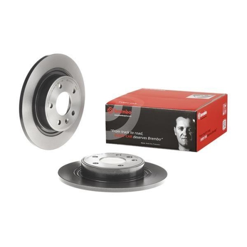 2X Brembo Bremsscheibe Prime Line - Uv Coated f&uuml;r Opel Vauxhall