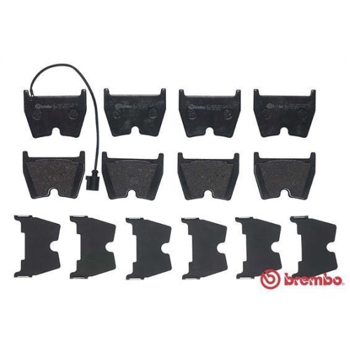 Bremsbelagsatz Scheibenbremse Brembo P85152 Prime Line f&uuml;r Audi Fiat Seat Skoda