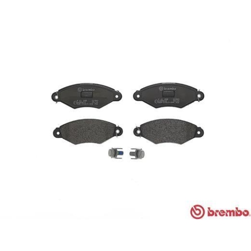 Bremsbelagsatz Scheibenbremse Brembo P61098 Prime Line f&uuml;r Citro&euml;n Fiat Peugeot