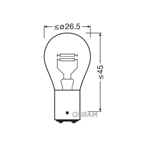 Glühlampe Blinkleuchte Ams-osram 7240 Original für