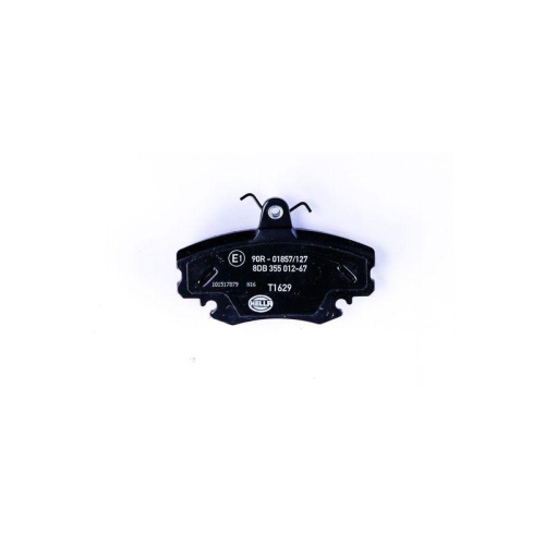Bremsbelagsatz Scheibenbremse Hella 8DB 355 012-671 f&uuml;r Peugeot Renault Dacia