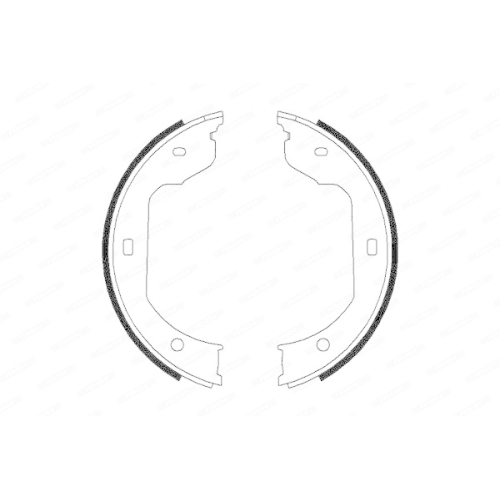 Bremsbackensatz Feststellbremse Ferodo FSB668 Premier f&uuml;r Bmw VW Hinterachse