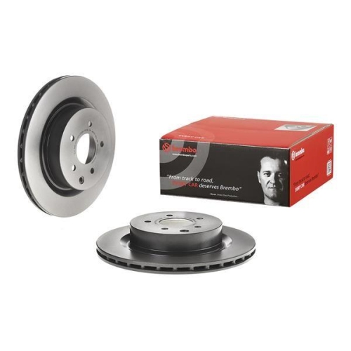 2X Brembo Bremsscheibe Hinterachse Prime Line - Uv Coated f&uuml;r Nissan