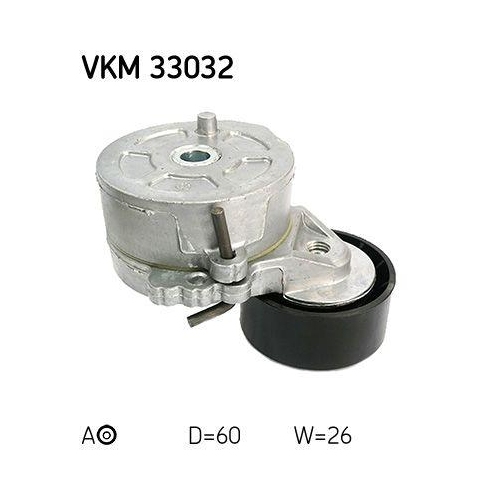 Riemenspanner Keilrippenriemen Skf VKM 33032 für Citroën Fiat Peugeot Links Oben
