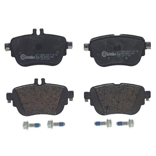 Bremsbelagsatz Scheibenbremse Brembo P50136 Prime Line f&uuml;r Mercedes Benz
