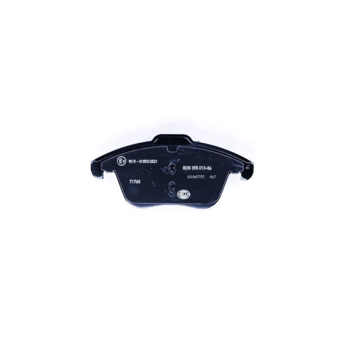 Bremsbelagsatz Scheibenbremse Hella 8DB 355 013-861 f&uuml;r Audi Seat Skoda VW