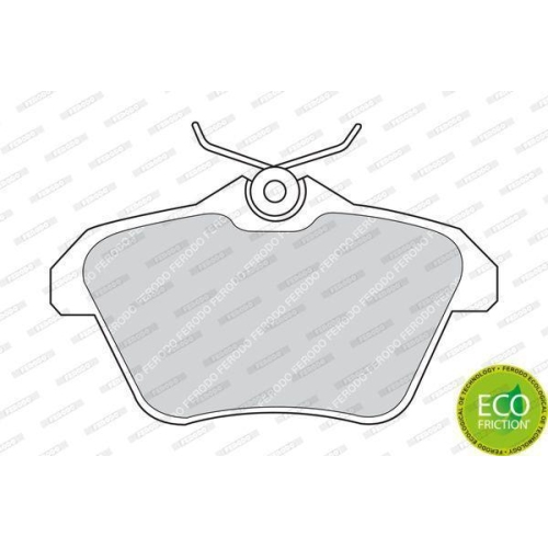 Bremsbelagsatz Scheibenbremse Ferodo FDB995 Premier Eco Friction f&uuml;r Alfa Romeo