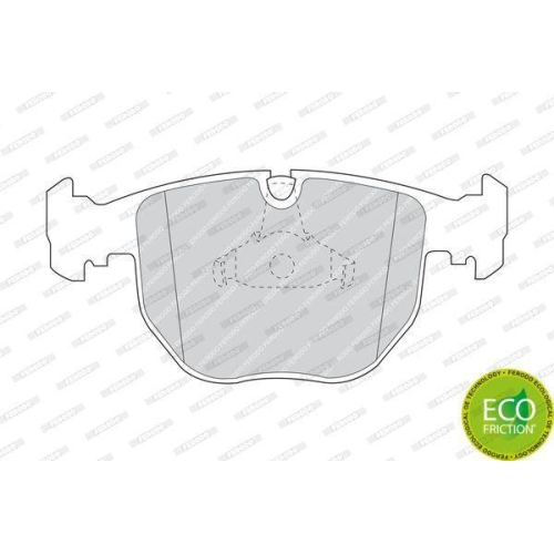 Bremsbelagsatz Scheibenbremse Ferodo FDB997 Premier Eco Friction f&uuml;r Bmw Alpina