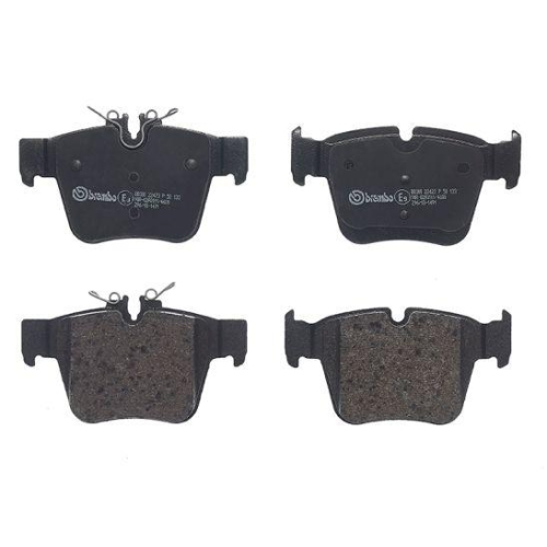 Bremsbelagsatz Scheibenbremse Brembo P50133 Prime Line f&uuml;r Mercedes Benz