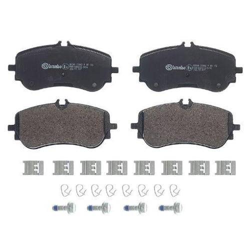 Bremsbelagsatz Scheibenbremse Brembo P85172 Prime Line f&uuml;r Man VW Hinterachse