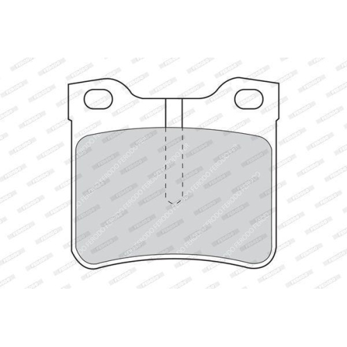 Bremsbelagsatz Scheibenbremse Ferodo FVR1044 Premier Eco Friction f&uuml;r