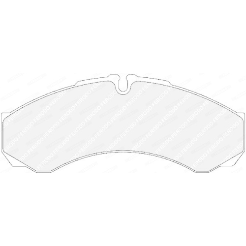 Bremsbelagsatz Scheibenbremse Ferodo FVR1102 Premier Eco Friction für Iveco