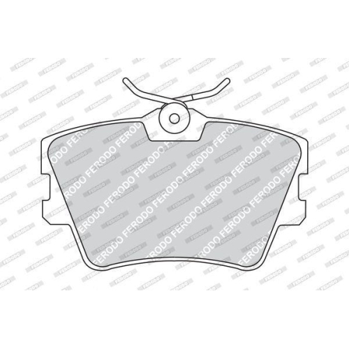 Bremsbelagsatz Scheibenbremse Ferodo FVR1131 Premier Eco Friction für VW