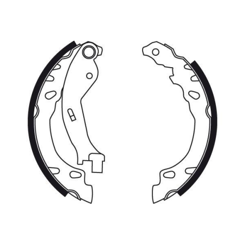 Bremsbackensatz Trw GS8711 f&uuml;r Fiat Ford Hinterachse